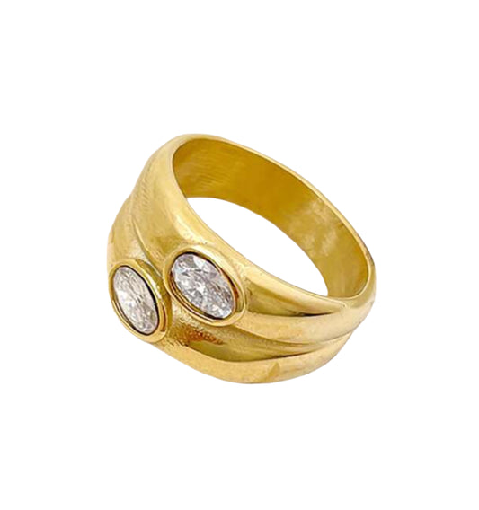 ‘Infatuation’ Gem Stone Ring | 18K Gold